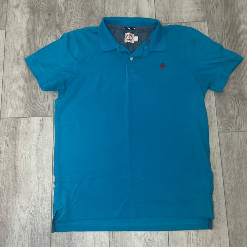 Brooks Brothers Red Fleece Teal Size L Polo